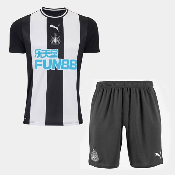 Camiseta Newcastle United Primera equipo Niños 2019-20 Blanco Negro
